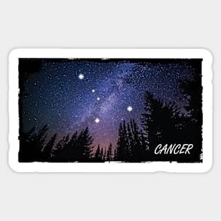 Zodiac Majesty Cancer Constellation Sticker